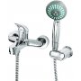 Bateria wannowo - prysznicowa ścienna chrom Deante Bratek BDB 011M zdj.2